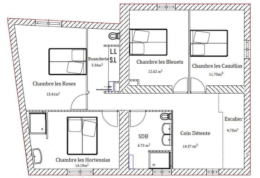 Gite De Charme Pour 10 Personnes Villa Camélas Exterior foto